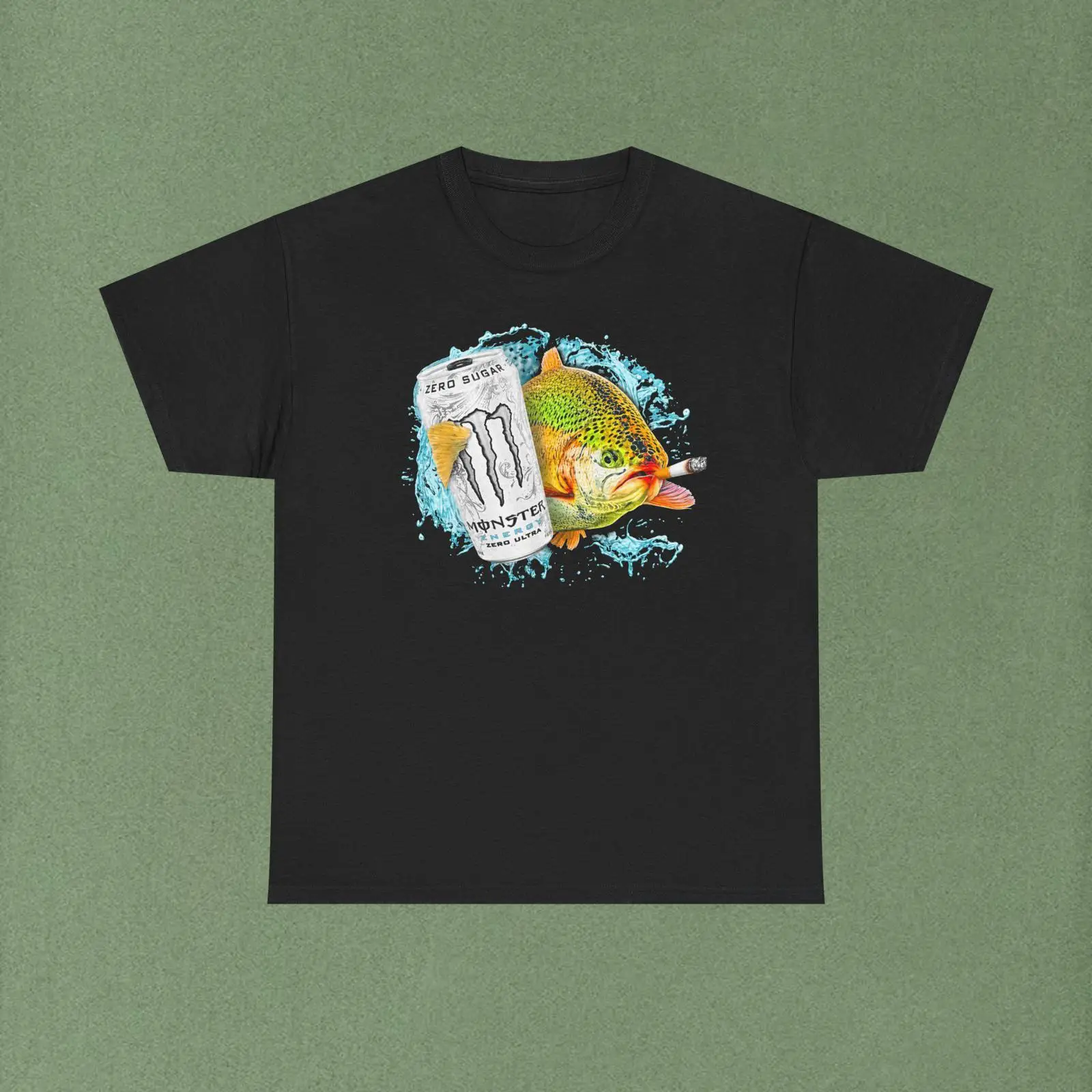 White Monster Fish T Shirt vin - đánh giá và giá Monstera Adansonii